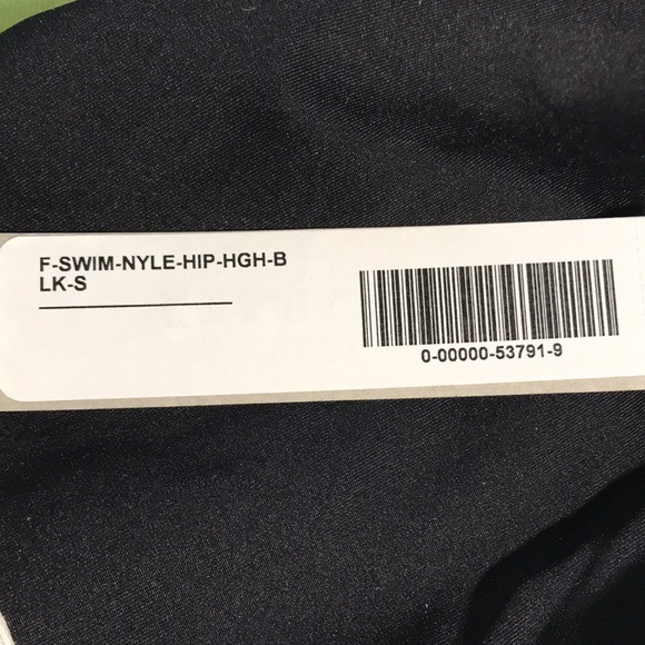 Everlane Swim Hipster High Rise Bottom Black Small (2-4) NWT Quick Dry - Picture 8 of 8